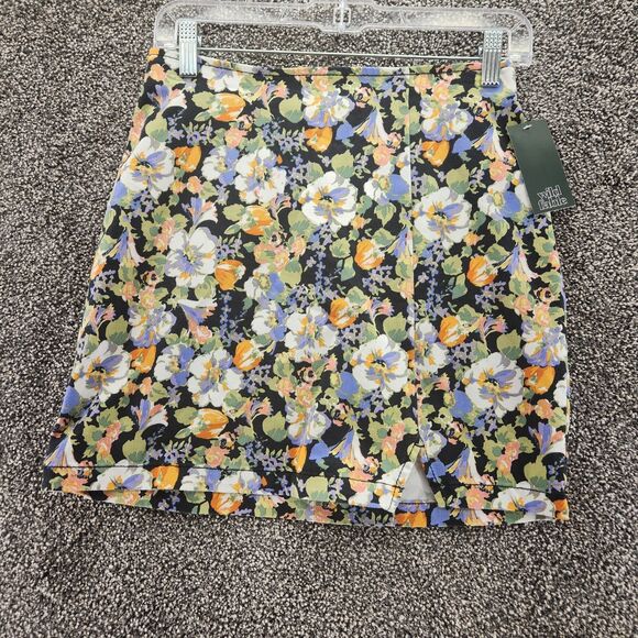 Wild Fable NWT Size 2 Floral Straight Pencil Knee Length Skirt - Picture 1 of 8